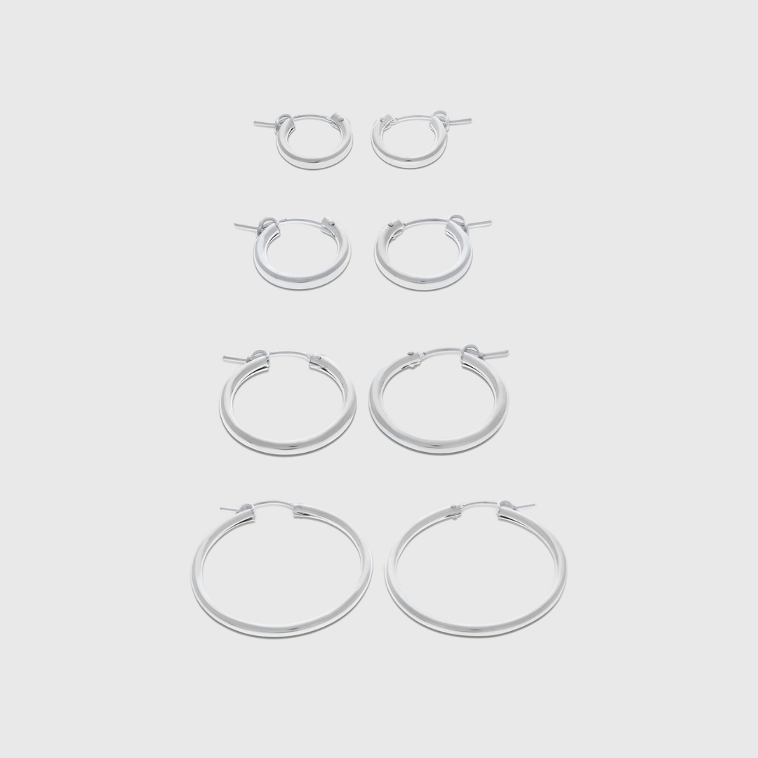 Classic Everyday Hoop Earrings in Stylish Design