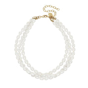 Triple Strand Pearl Necklace