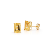 14kt Citrine Studs