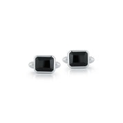 Emerald Cut Onyx Cufflinks