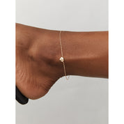 14kt Venus Anklet