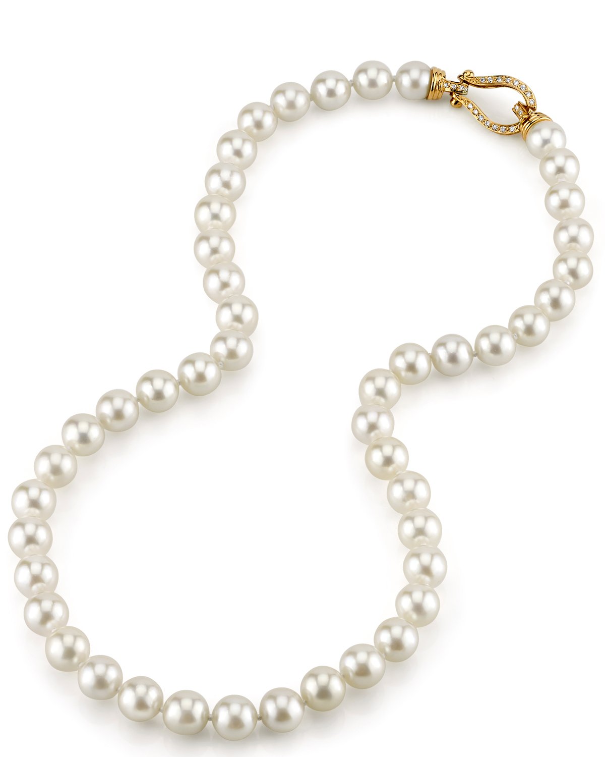 White Japanese Akoya Pearl Necklace in AA Plus Quality