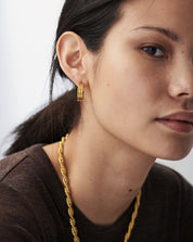 Ancien Hoop Earrings | 18k Gold Vermeil