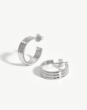 Ancien Hoop Earrings | Sterling Silver