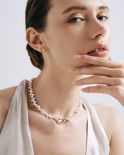 Annual Ring Pearl Necklace