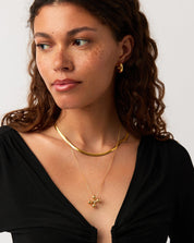 Atom Large Pendant Necklace | 18k Gold Plated