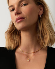 Atom Pendant Necklace | 18k Gold Vermeil Cubic Zirconia