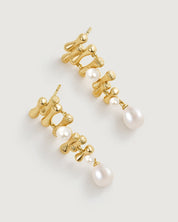 Bamboo Pearl Earring