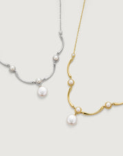 Bamboo Pearl Necklace