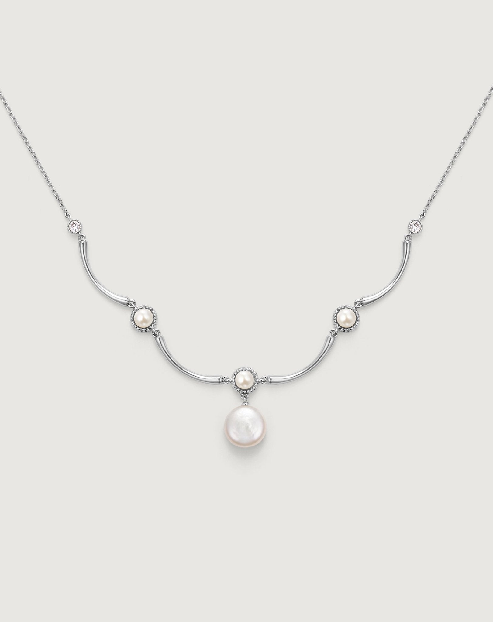 Bamboo Pearl Necklace