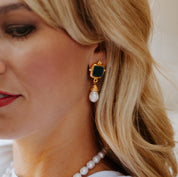 Charlotte Pearl Drop Earrings