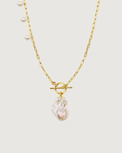 Breaking Dawn Baroque Pearl Necklace