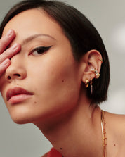 Chubby Mini Hoop Earrings | 18k Gold Vermeil