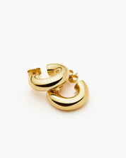 Chubby Small Hoop Earrings | 18k Gold Vermeil