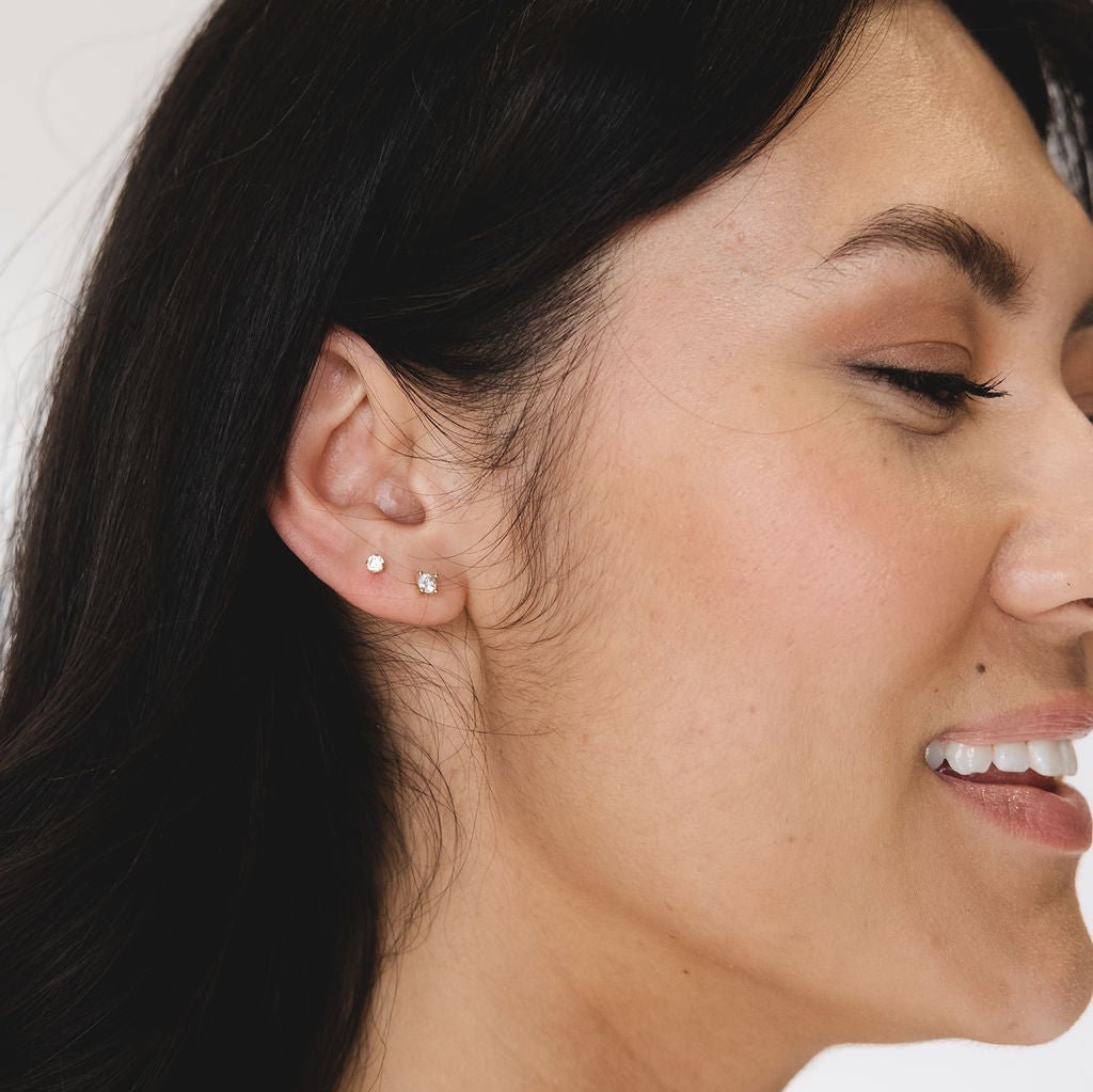 Elegant Crystal Stud Earrings