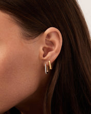 Classic Ovate Hoop Earrings | 18k Recycled Gold Vermeil on Recycled Sterling Silver