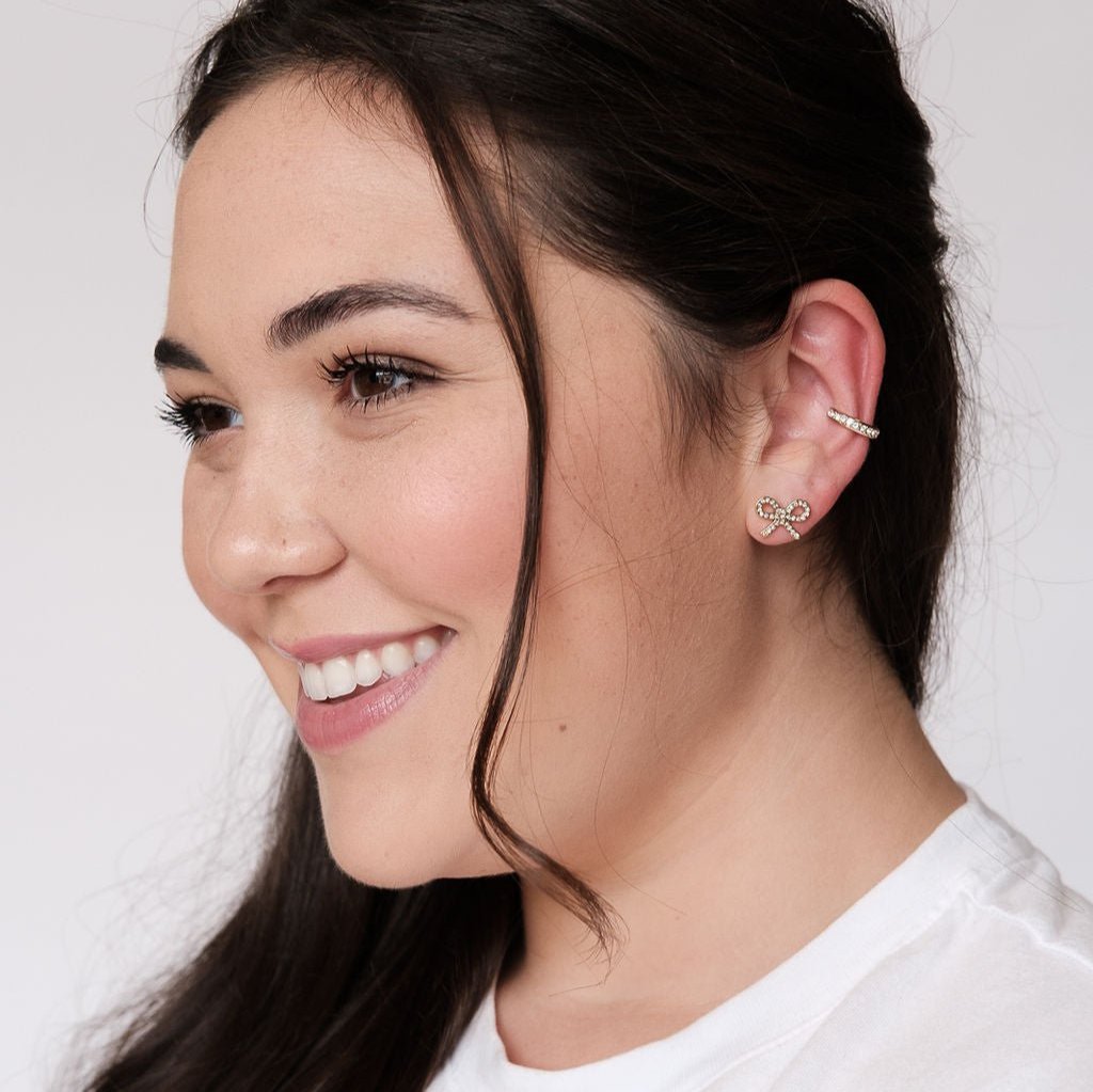 Crystal Ear Cuff in Elegant Design