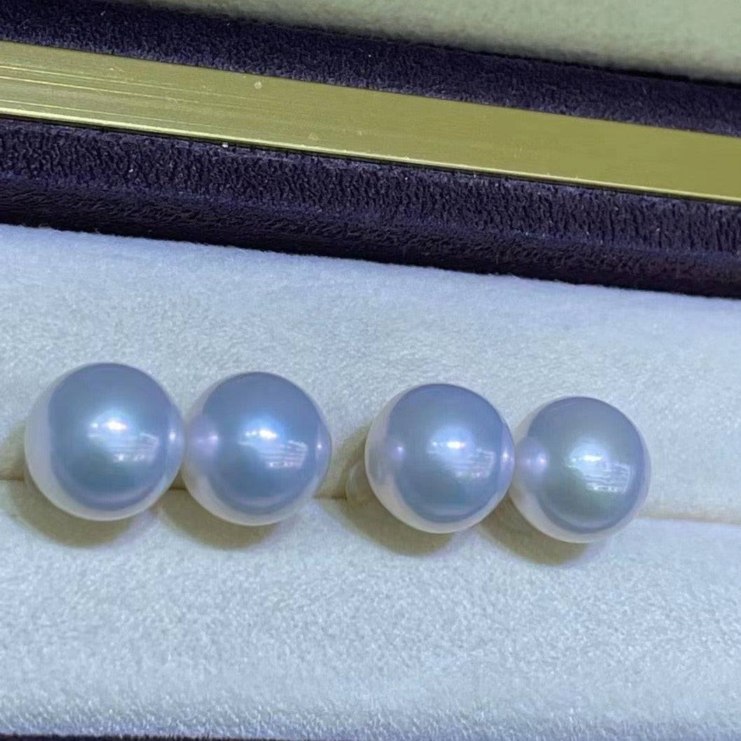 Edison Pearl Stud Earrings in 10-11mm Size 2