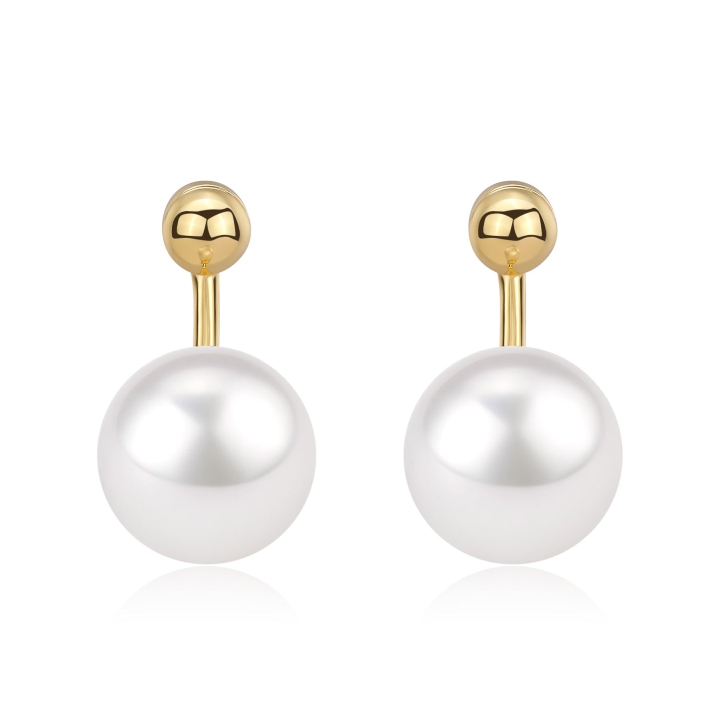 Freshwater Edison Pearl Earrings in Silver