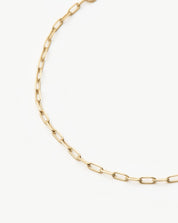 Fine Classic Paperclip Chain Bracelet | 14k Solid Gold