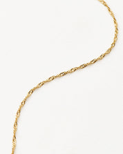 Fine Twisted Chain Bracelet | 14k Solid Gold