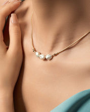 Floriography Jasmine Pearl Necklace