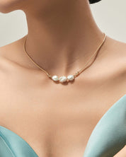 Floriography Jasmine Pearl Necklace