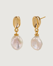 Floriography Lilac Pearl Earring