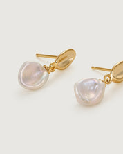 Floriography Lilac Pearl Earring