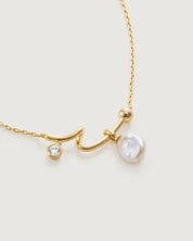 Floriography Pearl Necklace