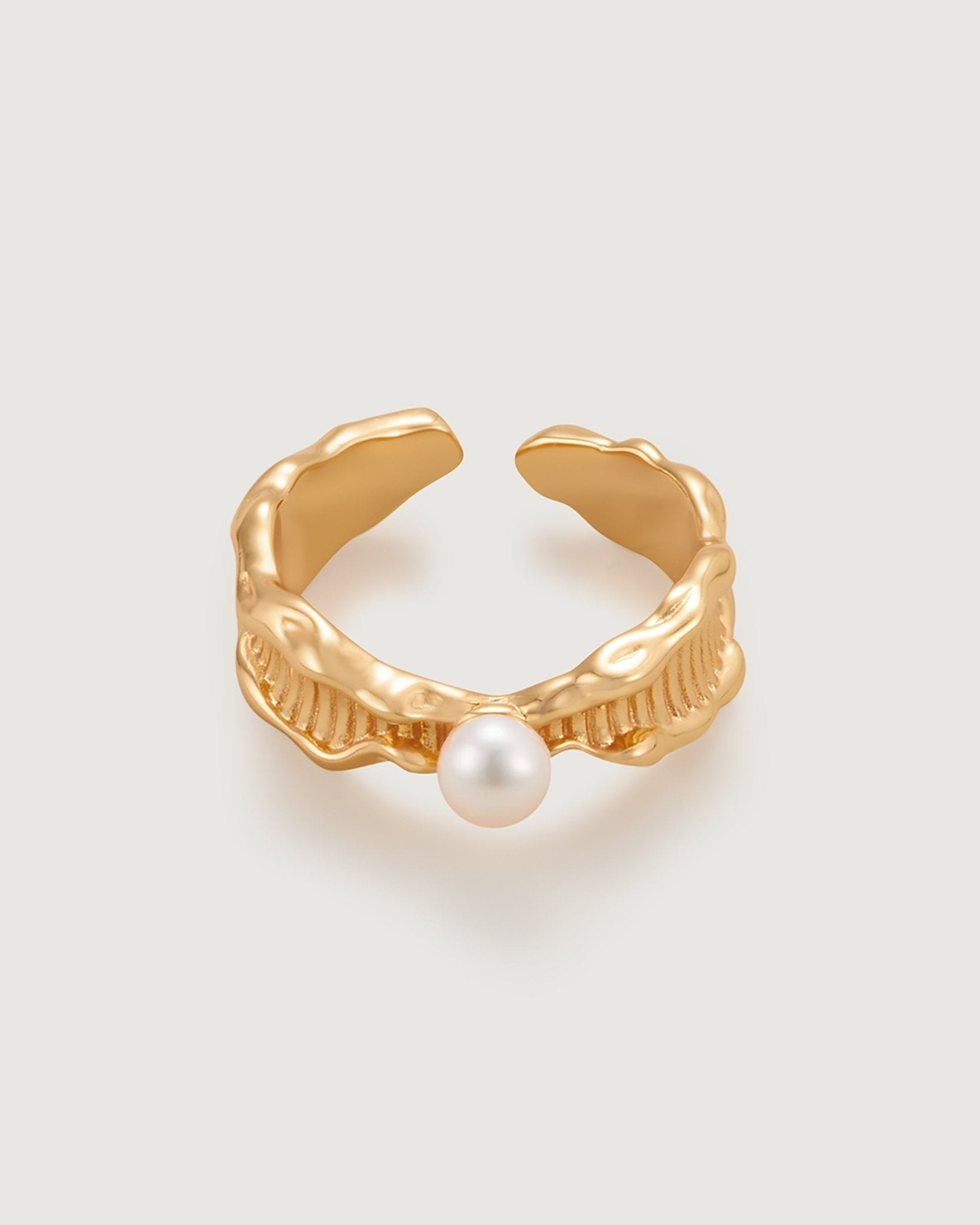 Glowing Light Pearl Ring