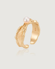 Glowing Light Pearl Ring