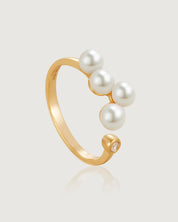 Graceful Charm Pearl Ring