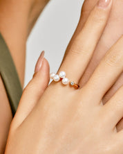 Graceful Charm Pearl Ring