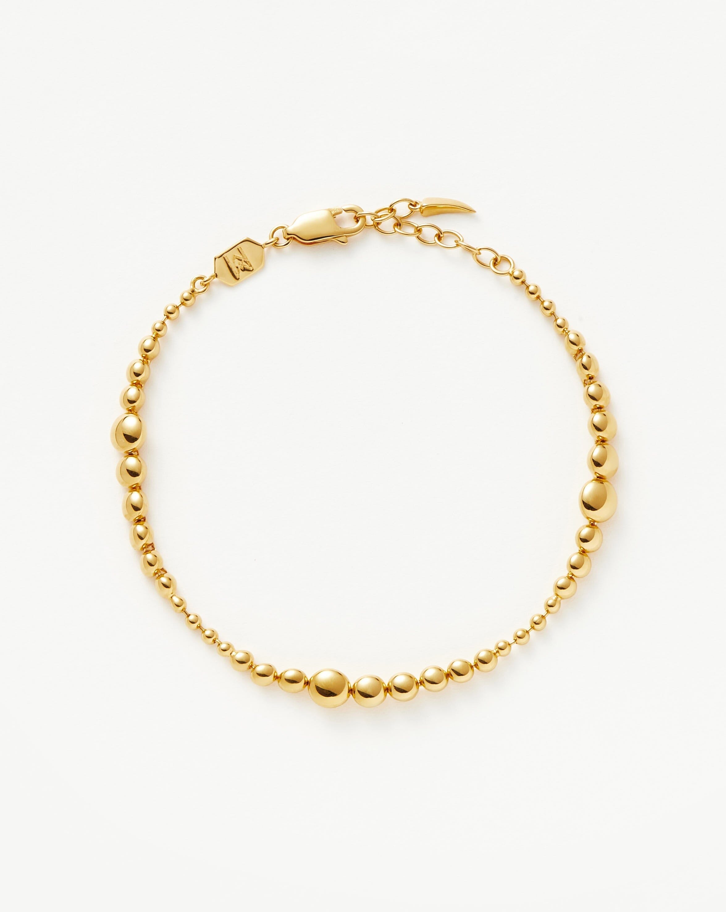 Graduated Beaded Bracelet | 18k Gold Vermeil