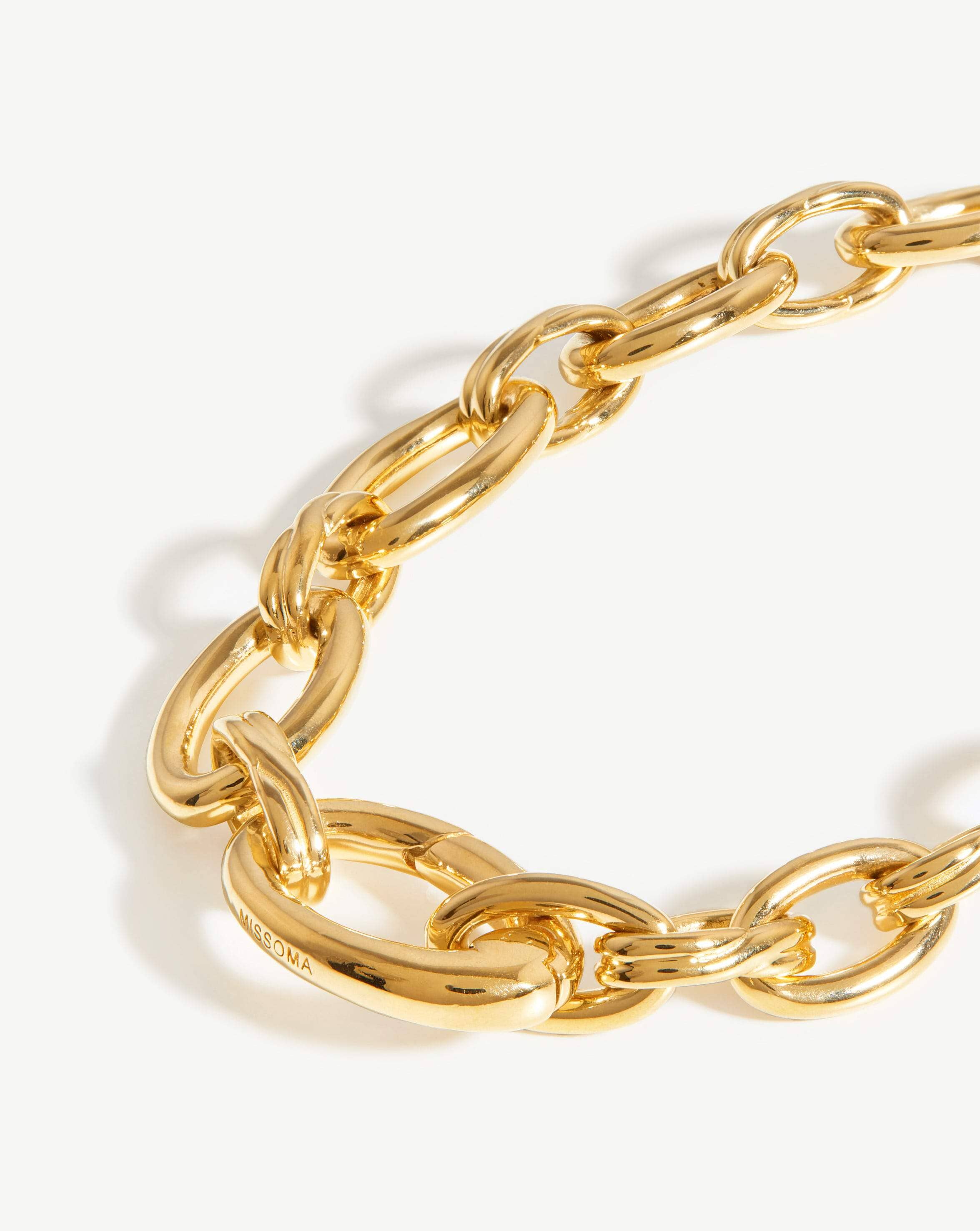 Graduated Oval Chain Bracelet