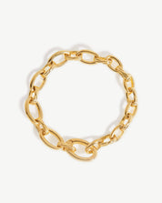 Graduated Oval Chain Bracelet