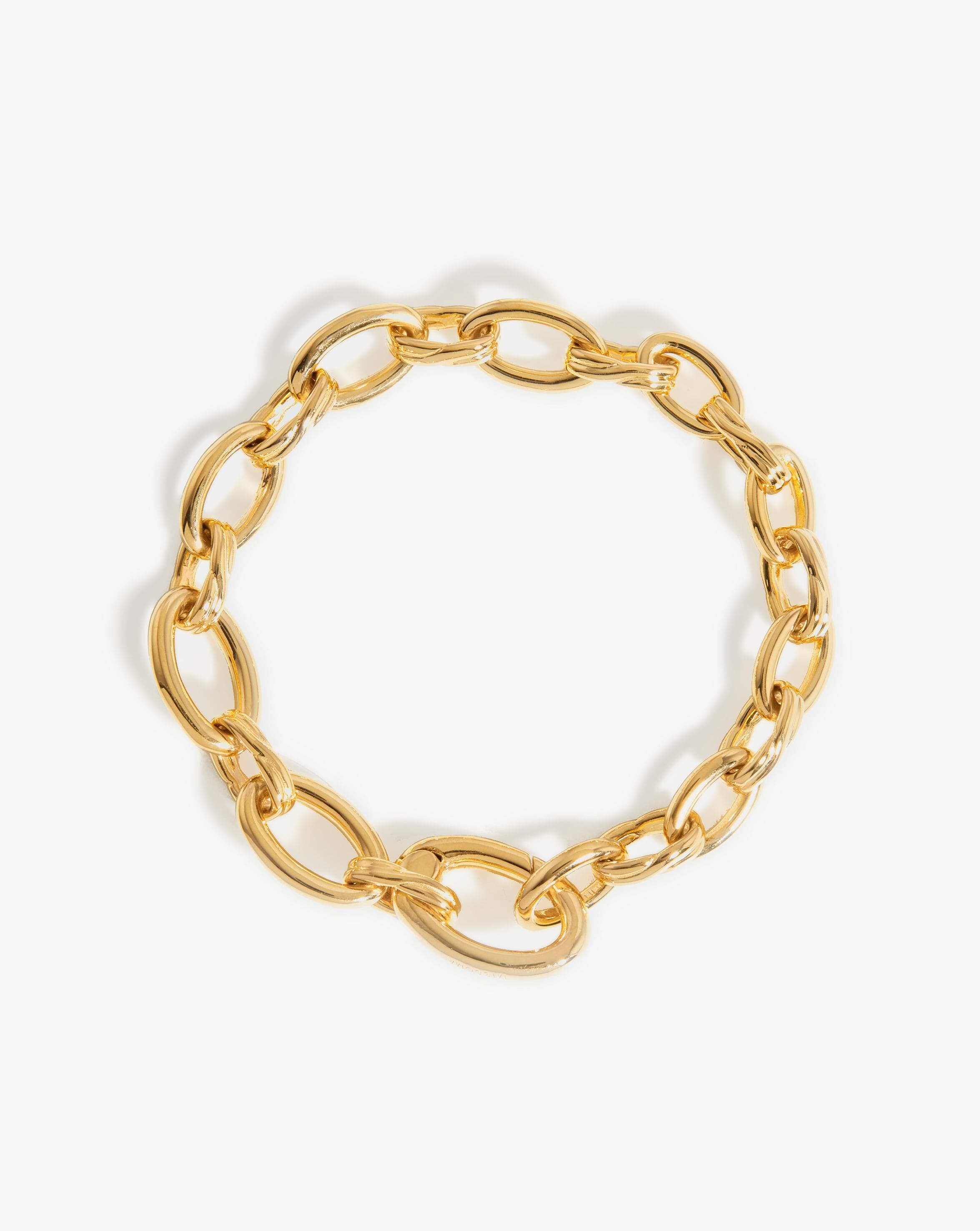 Graduated Oval Chain Bracelet