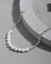 Pearl Beaded Chain Bracelet