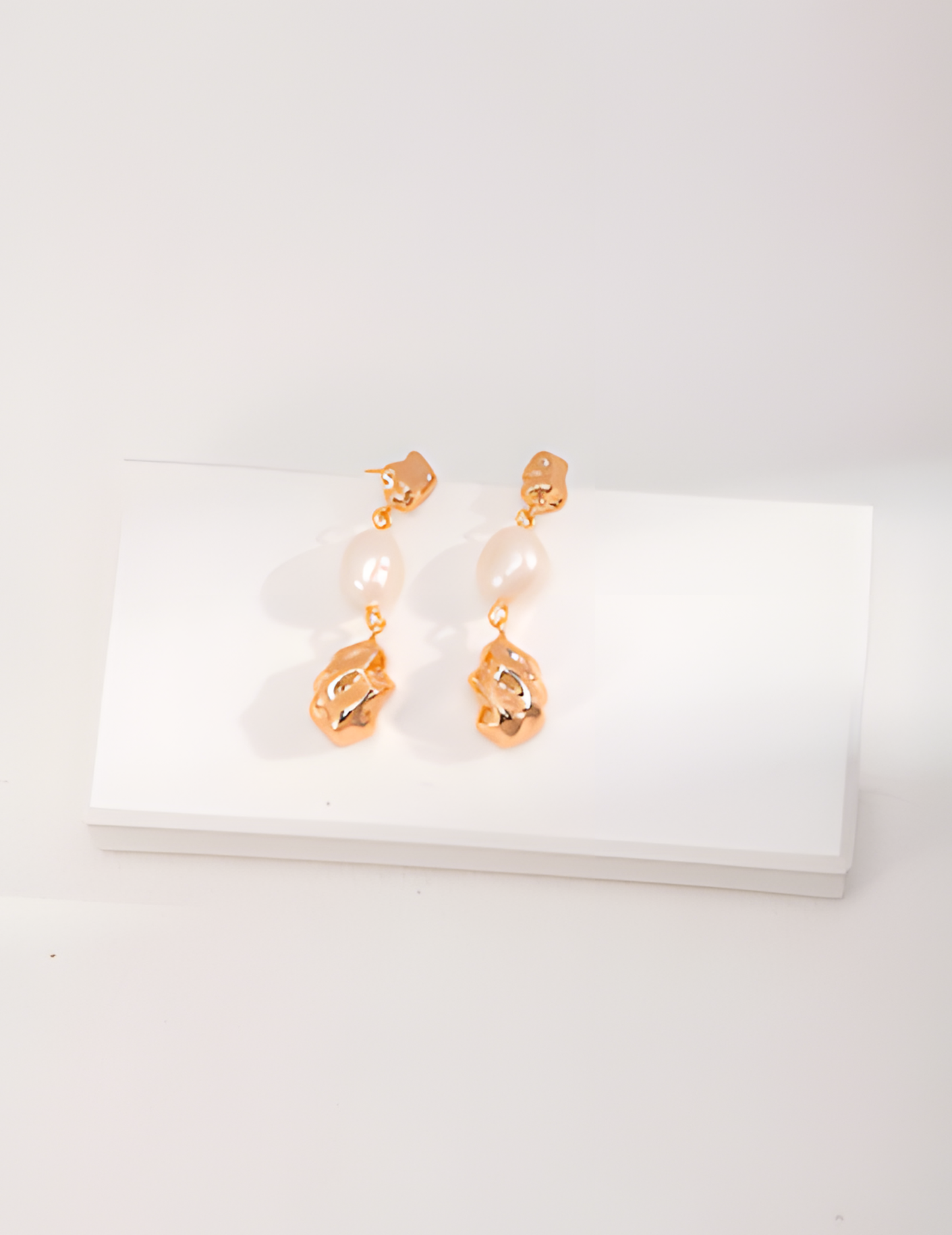 Baroque Natural Pearl Earrings 1