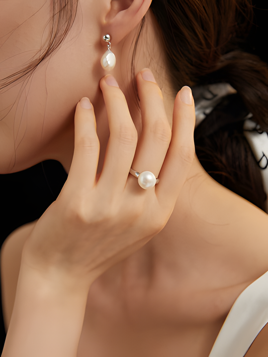 Elegant Pearl Ring for Daily Wear 1