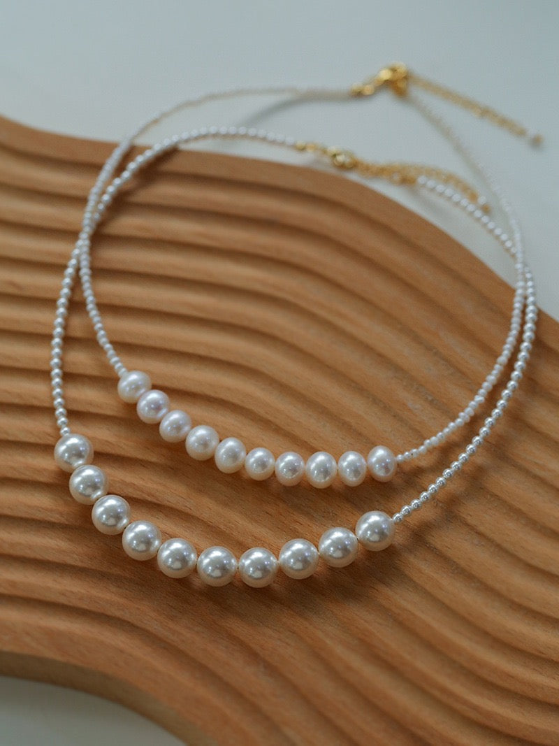 Elegant Pearls Beaded Pendant Necklace Design