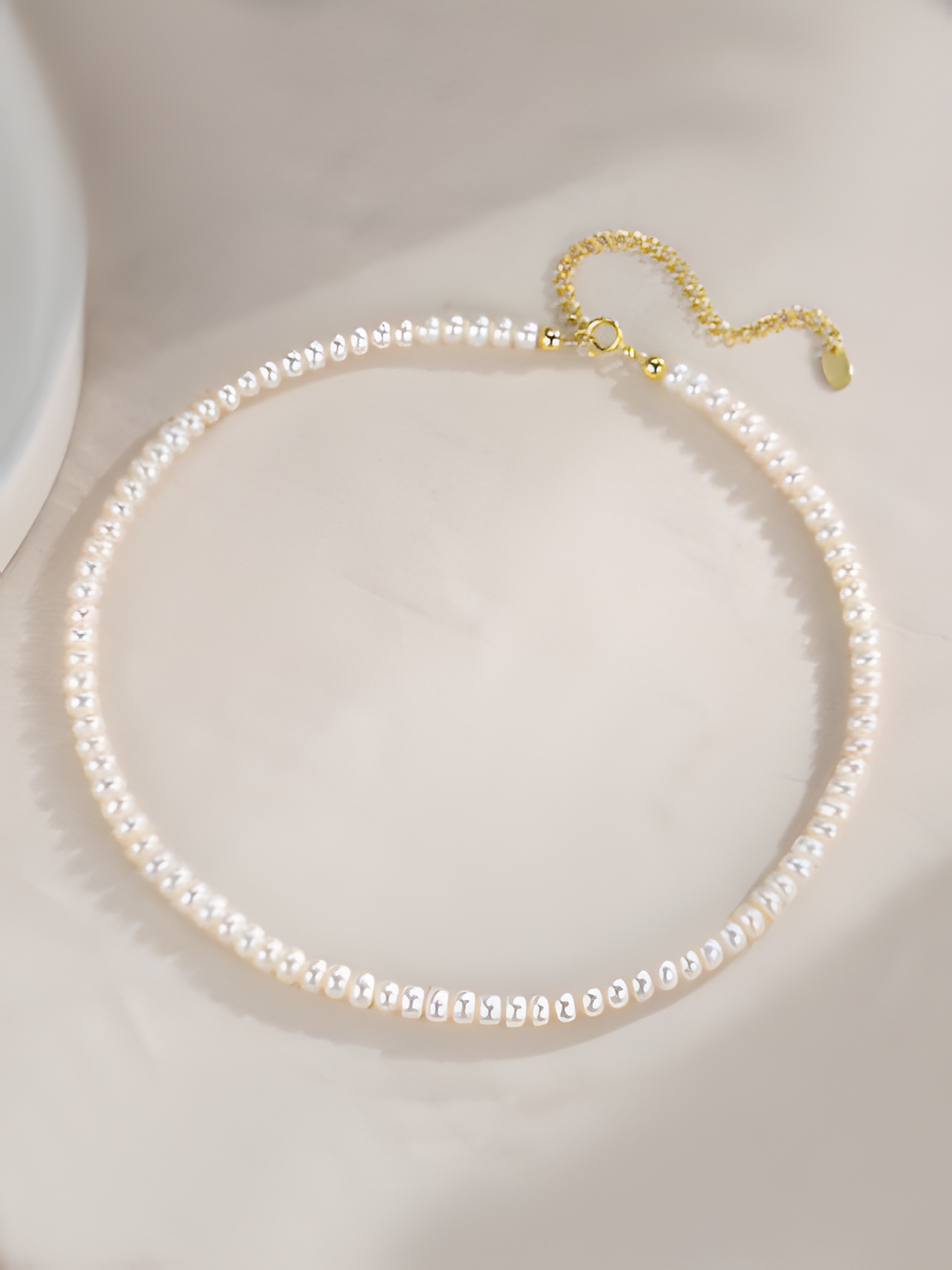 Pearl Necklace and Bracelet Set 1