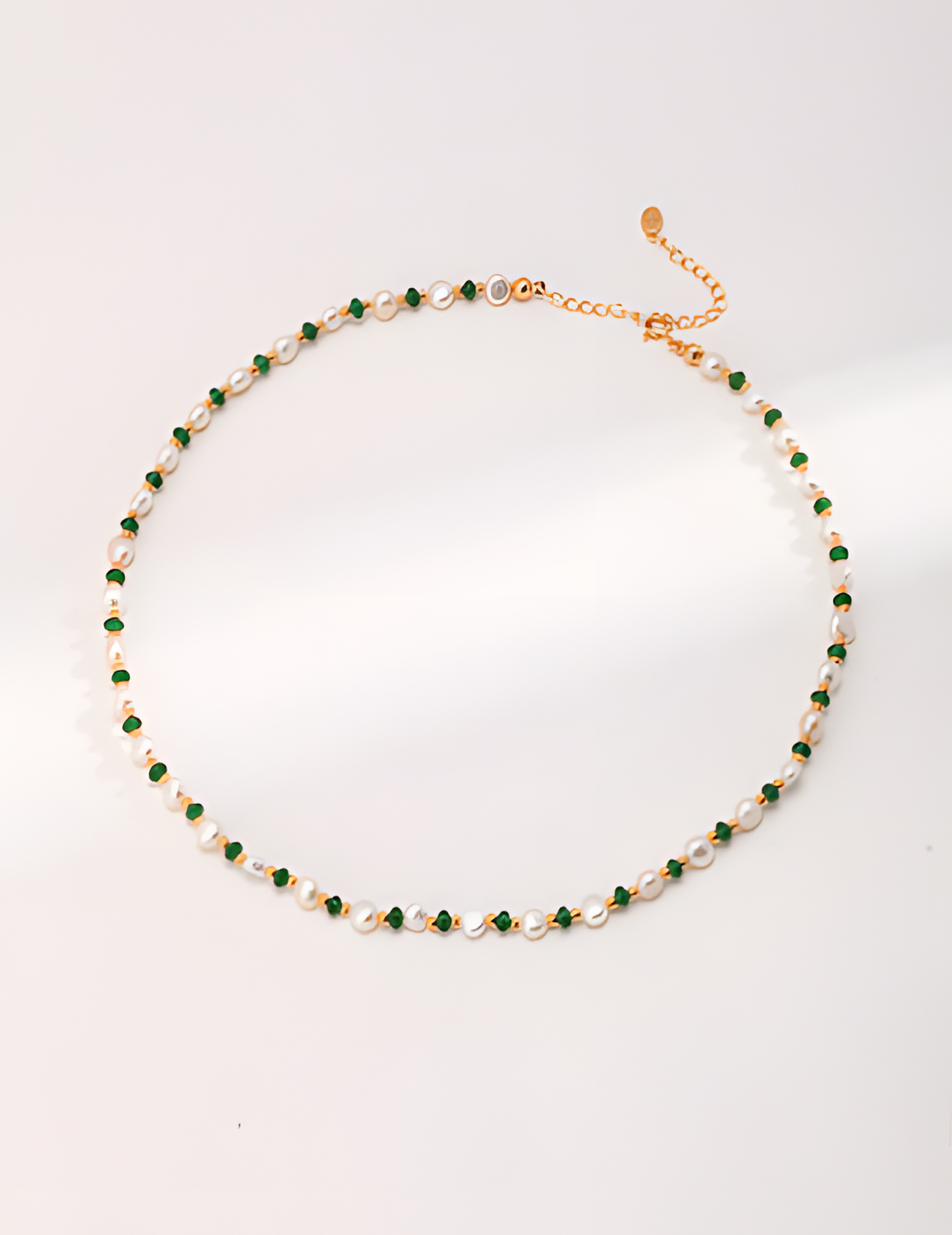 Emerald Pearl Necklace 1