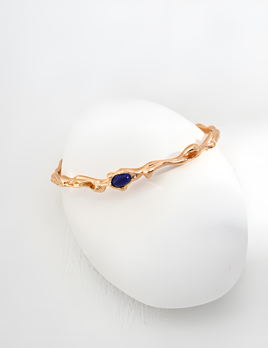 Silver Lapis Lazuli Bracelet 1