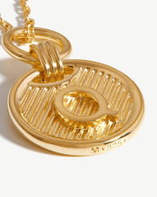 Initial Pendant Necklace - Initial Q | 18k Gold Vermeil