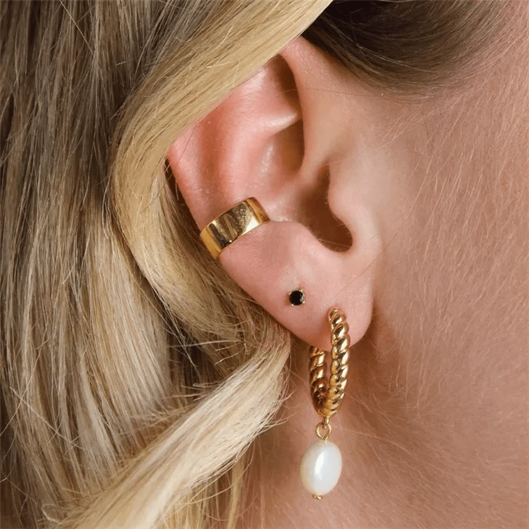 Elegant Drop Pearl Earrings