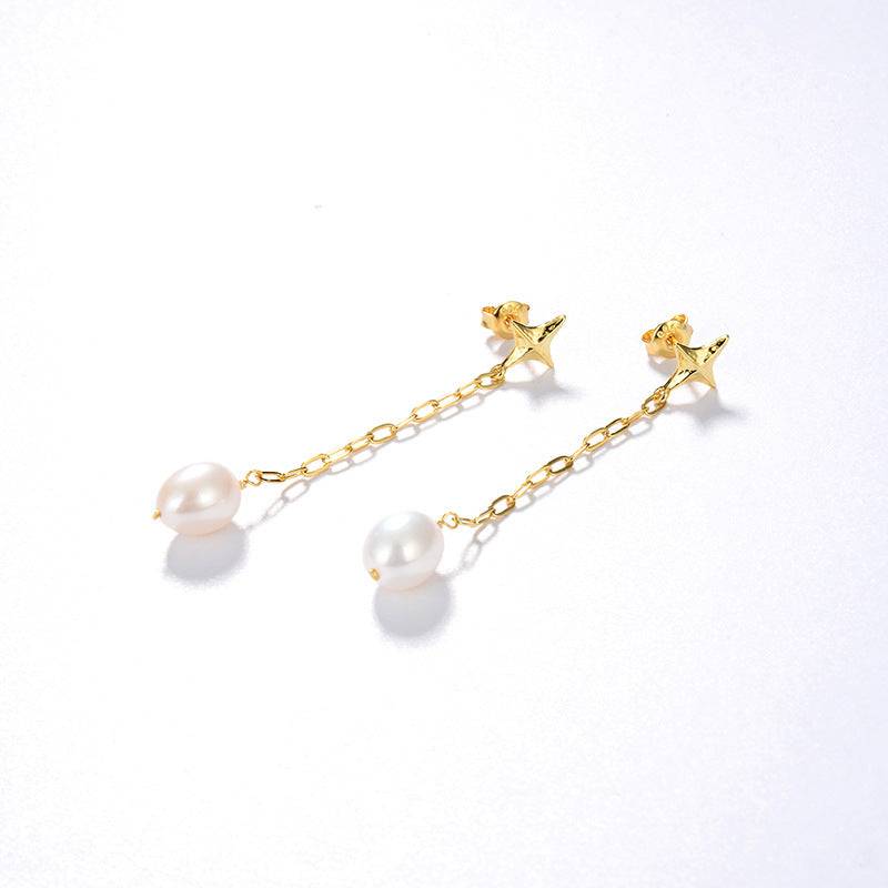 Elegant Long Drop Pearl Earrings for Any Occasion