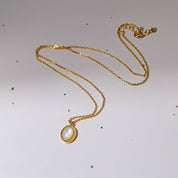 Mother of Pearls Shell Chain Gold Vermeil Necklace Bracelet and Earrings (Purchase Individually)