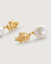 Lava Baroque Pearl Earring